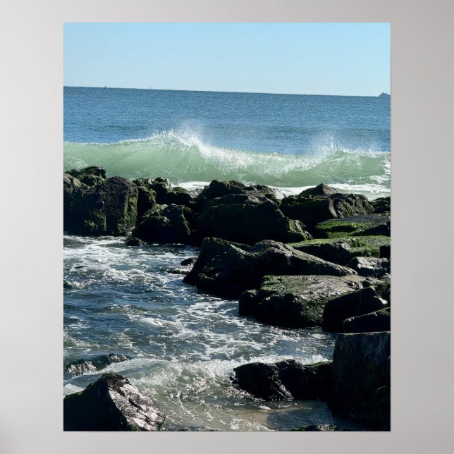 Affiche de l'océan de Sea Girt (Devant)