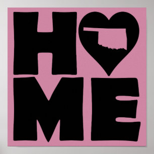 Affiche de l'Oklahoma Home Heart State