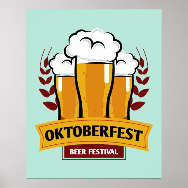 Affiche de l'Oktoberfest (Devant)