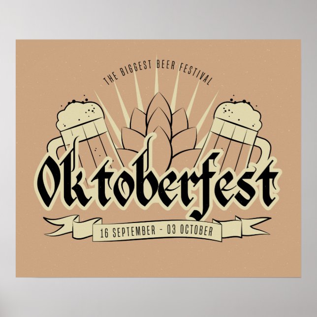 Affiche de l'Oktoberfest (Devant)