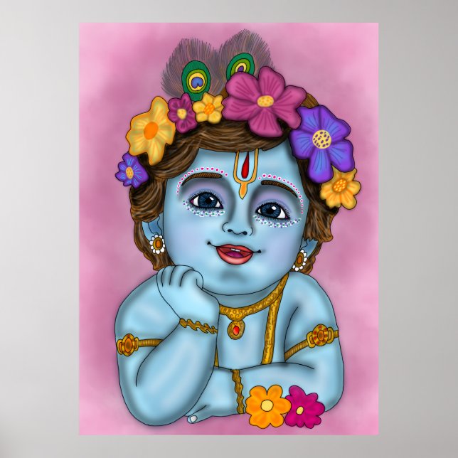 Affiche de Lord Krishna (Devant)