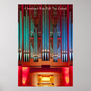 Affiche de l'orgue de la salle municipale de Chris