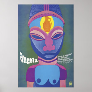 Affiche de l'OSPAAAL Jour de solidarité avec l'Ang