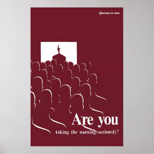 Affiche de l'OTAN Prenez-vous l'avertissement au s