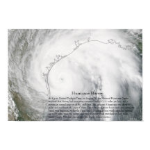 Affiche de l'ouragan Harvey