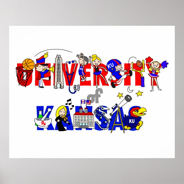 Affiche de l'Université du Kansas (Devant)