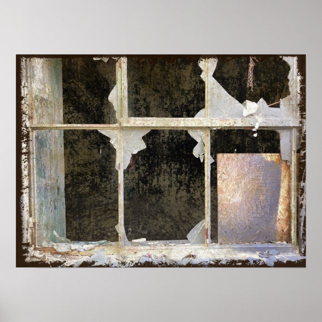 Affiche de l'usine abandonnée de Détroit (Devant)