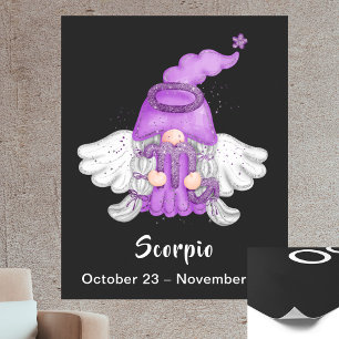 Affiche de lutin signe astrologique Scorpion ange