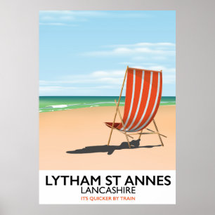 Affiche de Lytham St Annes Lancashire au bord de l
