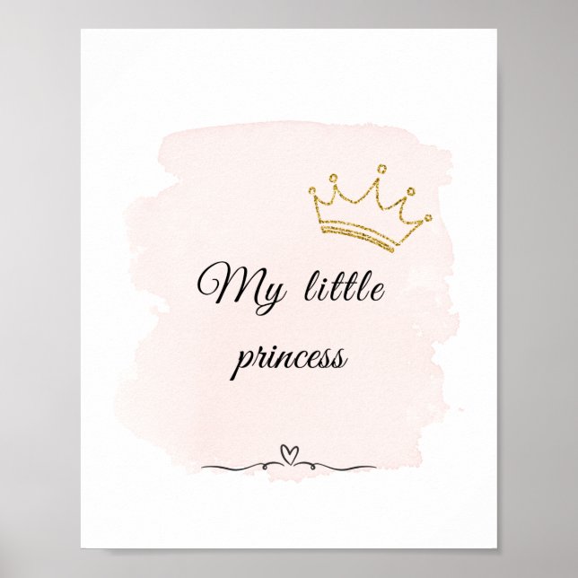 Affiche de ma petite princesse (Devant)