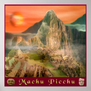 Affiche de Machu Picchu