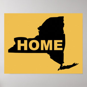 Affiche de maison de New York