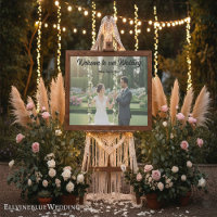 Affiche de mariage photo minimaliste & Affiche-sou