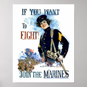 Affiche de marines