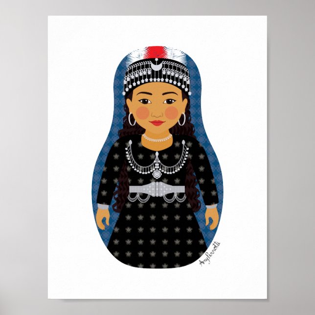 Affiche de Matriochka assyrienne (Devant)
