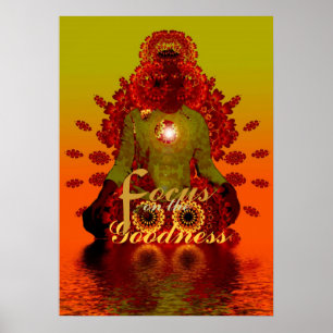 Affiche de méditations positives