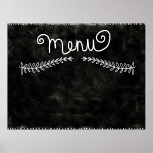 Affiche de menu