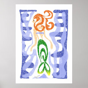 Affiche de Mermaid Swirl