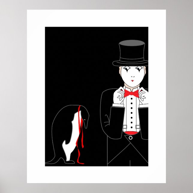 Affiche de Mime Penguin (Devant)