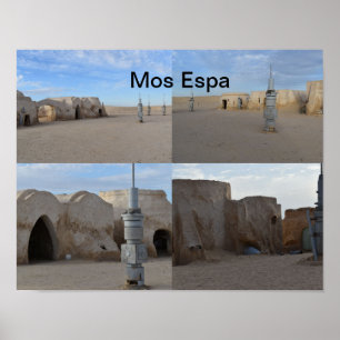 Affiche de Mos Espa sur la planète Tatooine