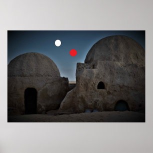 Affiche de Mos Espa sur la planète Tatooine