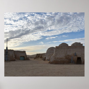 Affiche de Mos Espa sur la planète Tatooine