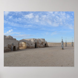 Affiche de Mos Espa sur la planète Tatooine
