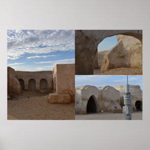 Affiche de Mos Espa sur la planète Tatooine