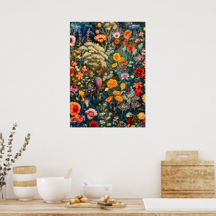 Affiche de motif floral de William Morris – Bot Vi