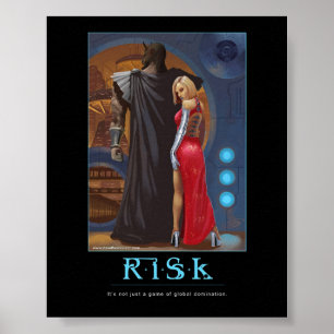 Affiche de motivatinal de risque
