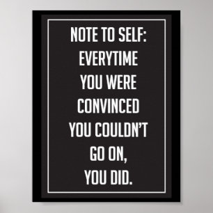 Affiche de motivation