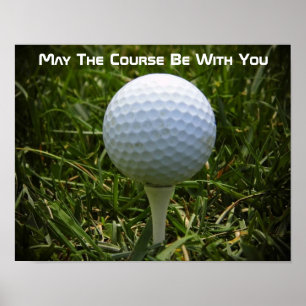 Affiche de motivation d'amusement de golf !