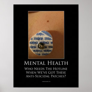 Affiche de motivation de santé mentale