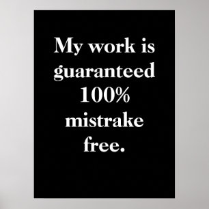 Affiche de motivation drôle de bureau