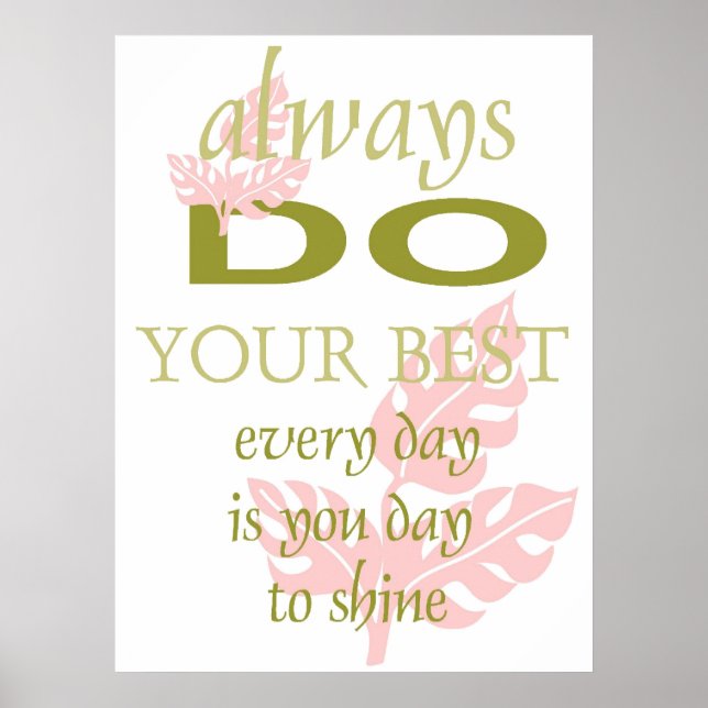 Affiche de motivation inspirante (Devant)