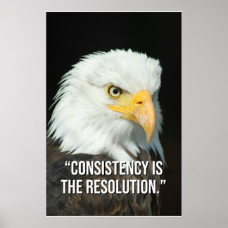 Affiche de motivation pour la résolution de la coh