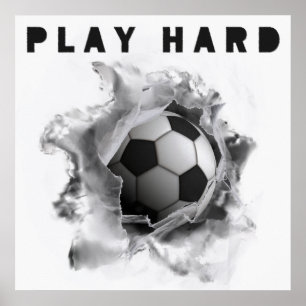 Affiche de motivation pour le football