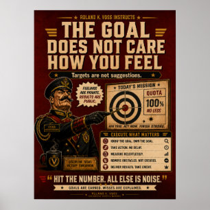 Affiche de motivation pour objectif de vente Rol