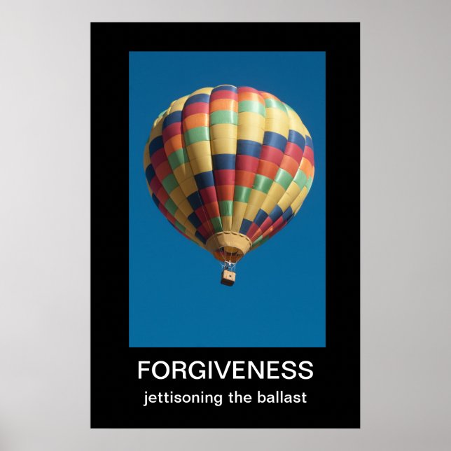 Affiche de motivation sur le pardon (Devant)