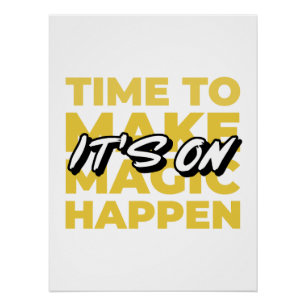 Affiche de motivation typographique   Concentratio