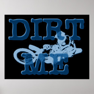Affiche de moto cross Dirt Me