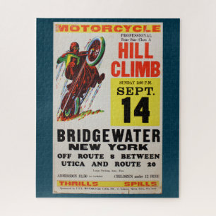 Affiche de moto vintage de New York Puzzle Publici