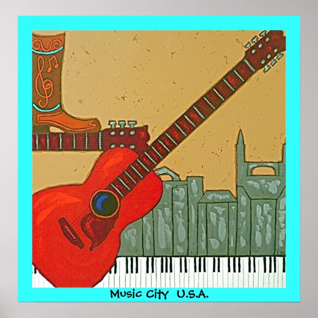 Affiche de Music City (Devant)