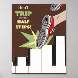 Affiche de musique de demi d'étapes