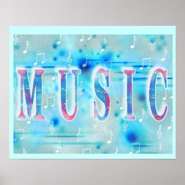 Affiche de musique élégante (Devant)