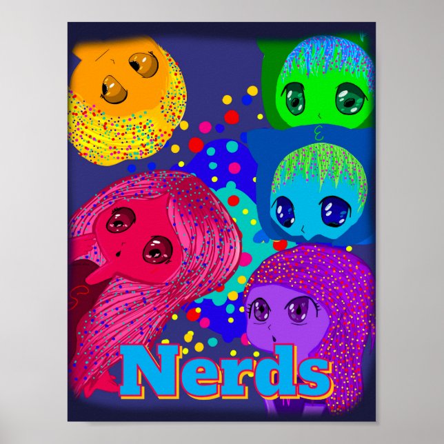 Affiche de nerds  (Devant)