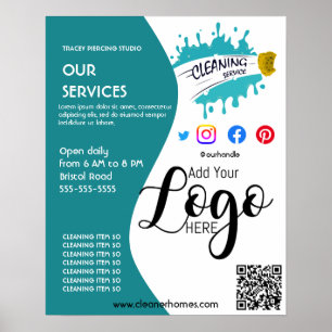 affiche de nettoyage STUDIO affiche prospectus