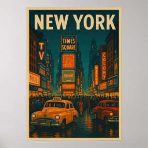 affiche de new york city, nyc skyline art, manhatt