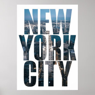 affiche de new york city, nyc skyline art, manhatt