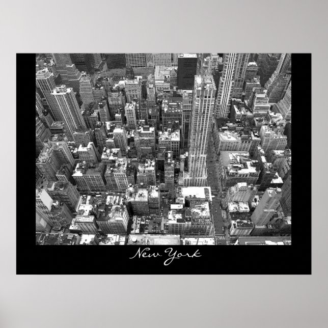 Affiche de New York Cityscape New York Empire Impr (Devant)